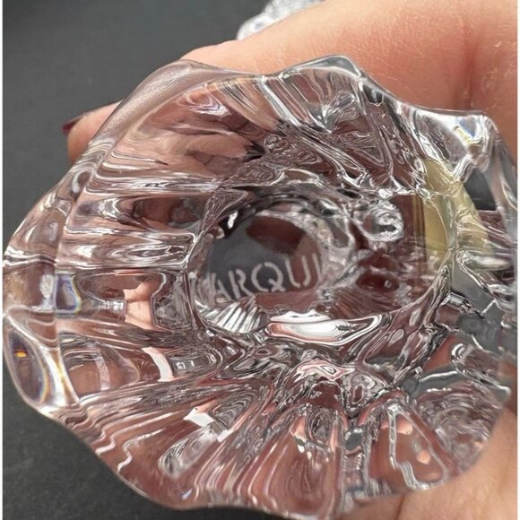 Marquis Waterford Crystal Angels with Lyre And Harp Set Of 2 - Picture 4 of 5